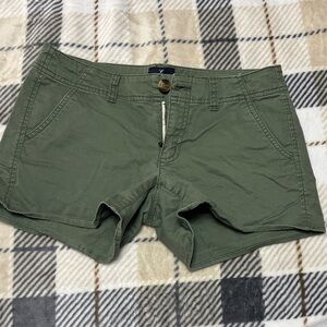 American Eagle Outfitters Forest Green Women's Cargo Shorts
